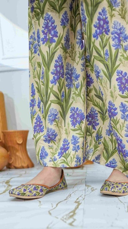 Blooming Lavender Stitched X KHUSSA (COMBO SET)