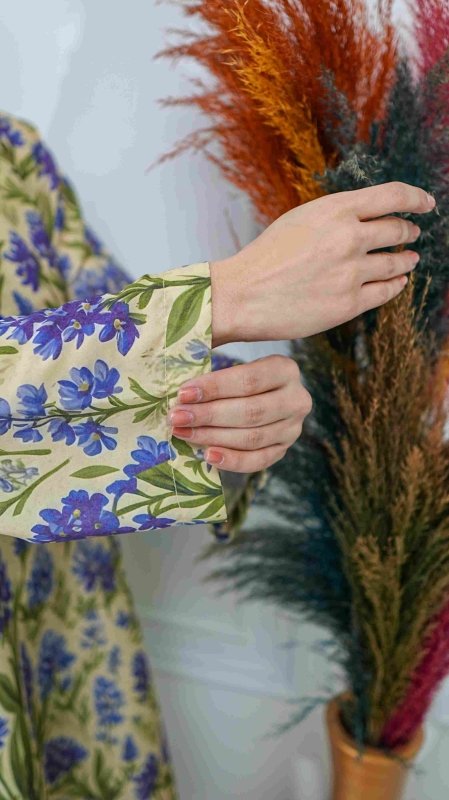 Blooming Lavender Stitched X KHUSSA (COMBO SET)