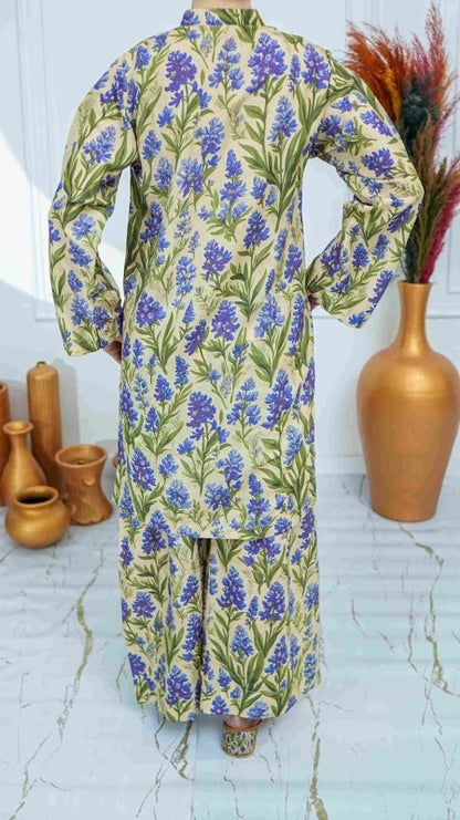 Blooming Lavender Stitched X KHUSSA (COMBO SET)