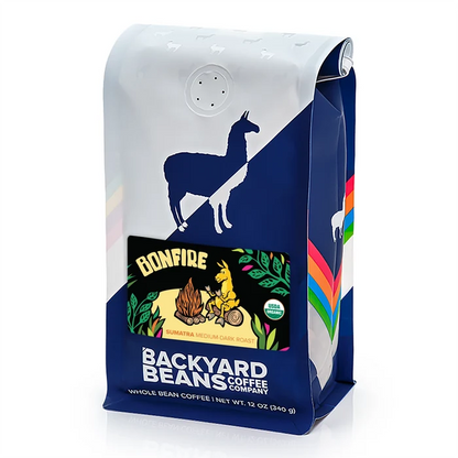 Image of Bonfire sumatra coffee retail bag