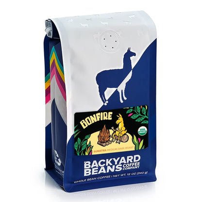 Image of Bonfire sumatra coffee retail bag