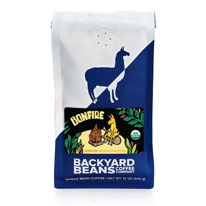 Image of Bonfire sumatra coffee retail bag