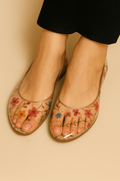 Botanic Muse Transparent Pumps