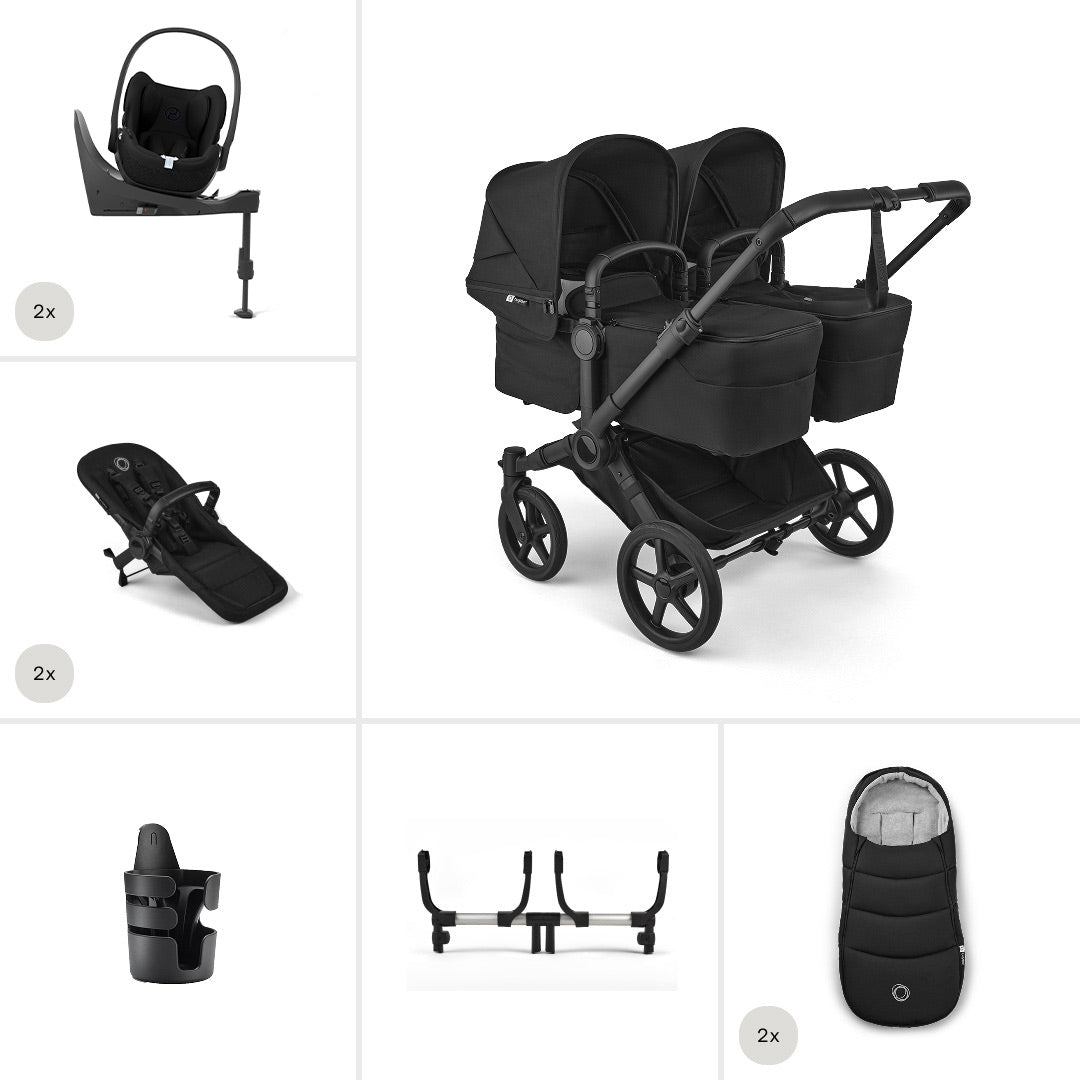 Bugaboo Donkey 6 Twin Ultimate Cloud T Newborn Bundle