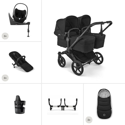 Bugaboo Donkey 6 Twin Ultimate Cloud T Newborn Bundle