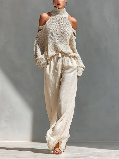 Camilla | Fashion Knit and Linen Co-Ord Set