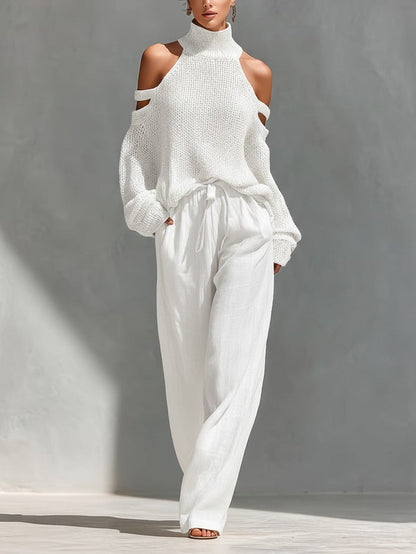 Camilla | Fashion Knit and Linen Co-Ord Set
