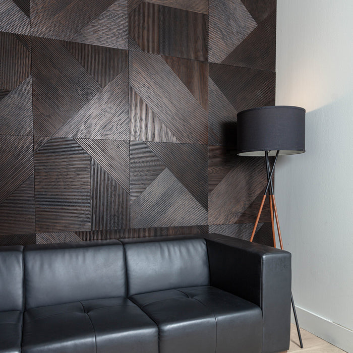 Carbonized Ash Forma Wood Tiles