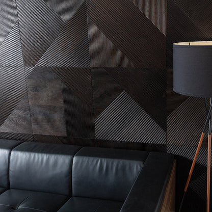 Carbonized Ash Forma Wood Tiles