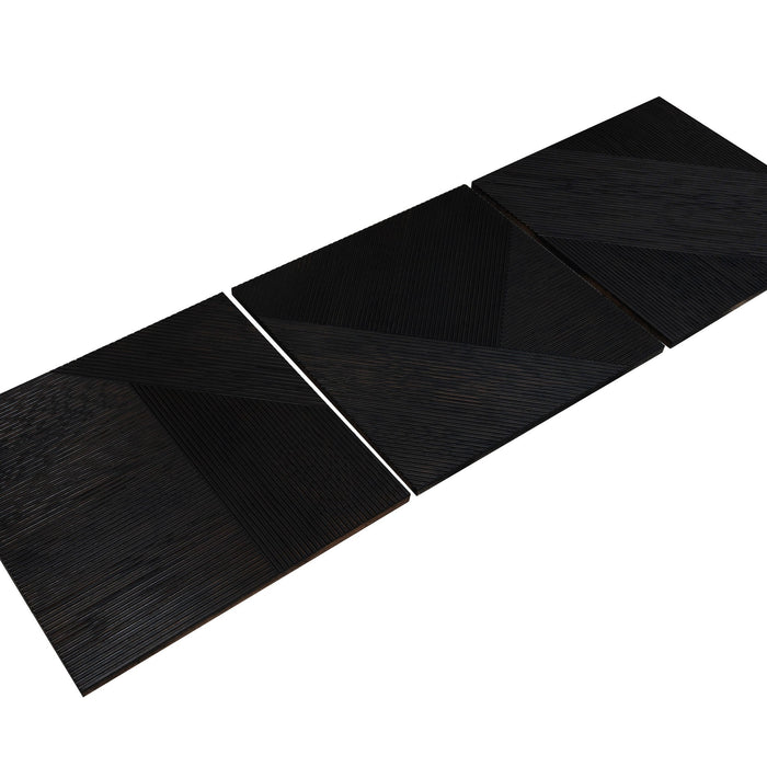Carbonized Ash Forma Wood Tiles