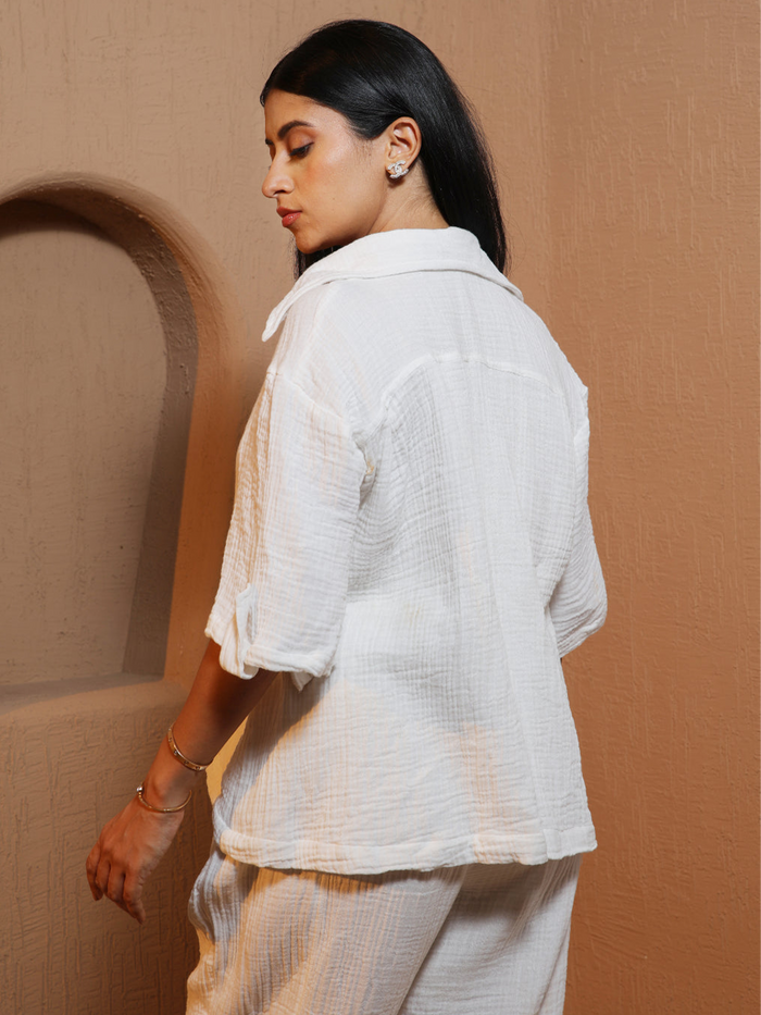 Charm Shirt with Drift Shorts Co ord Set