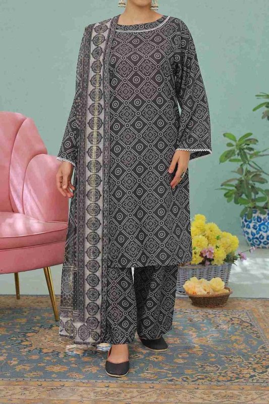 Chic Charcoal Stitched X KHUSSA (COMBO SET)