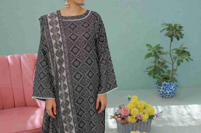 Chic Charcoal Stitched X KHUSSA (COMBO SET)