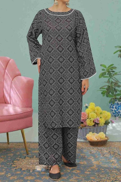 Chic Charcoal UnStitched X KHUSSA (COMBO SET)