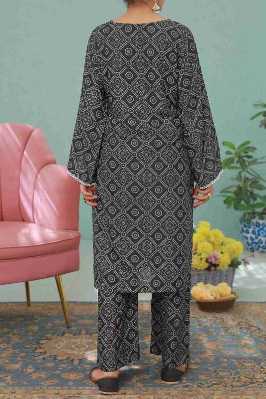 Chic Charcoal UnStitched X KHUSSA (COMBO SET)