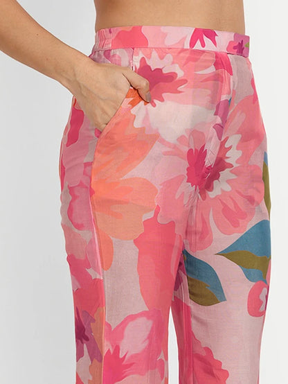 Combo -  Cotton Viscose Top + Muslin Co-Ord Set