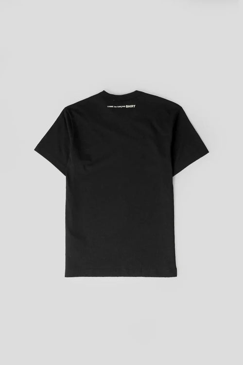 Comme Des Garçons Shirt - Printed Back T-shirt T003 - S26 - Black - T-shirts - FQ-T003-S26