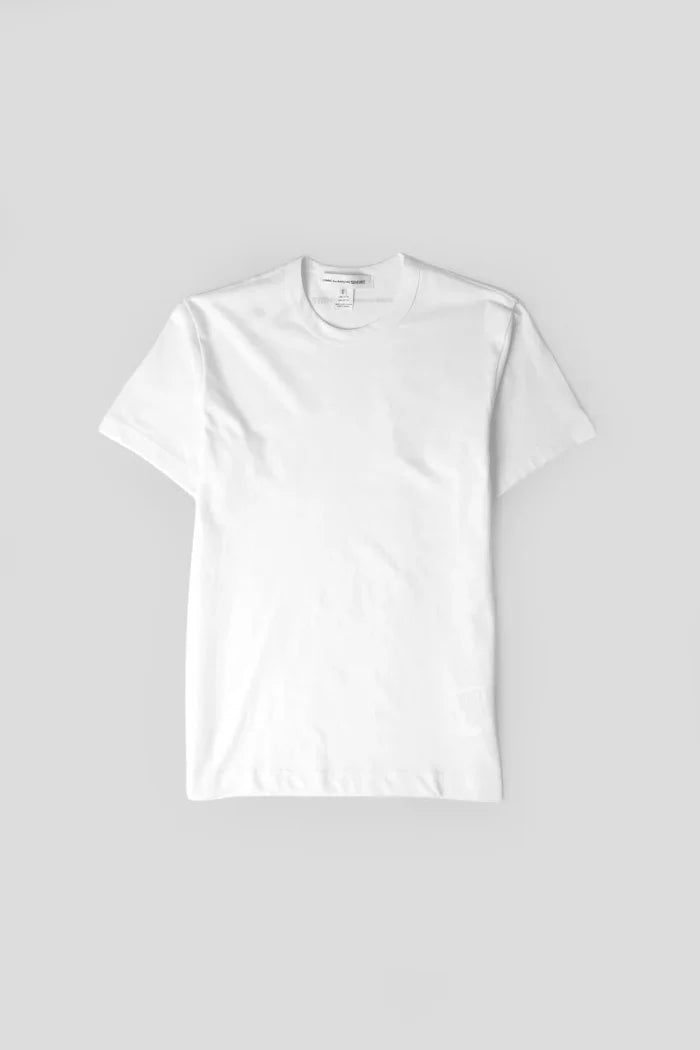Comme Des Garçons Shirt - Printed Back T-shirt T003 - S26 - White - T-shirts - FQ-T003-S26