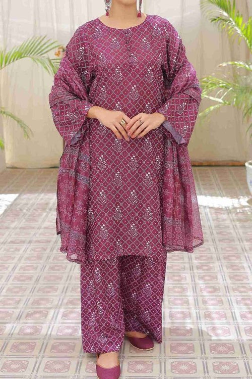 Coral Blossom UnStitched X KHUSSA (COMBO SET)