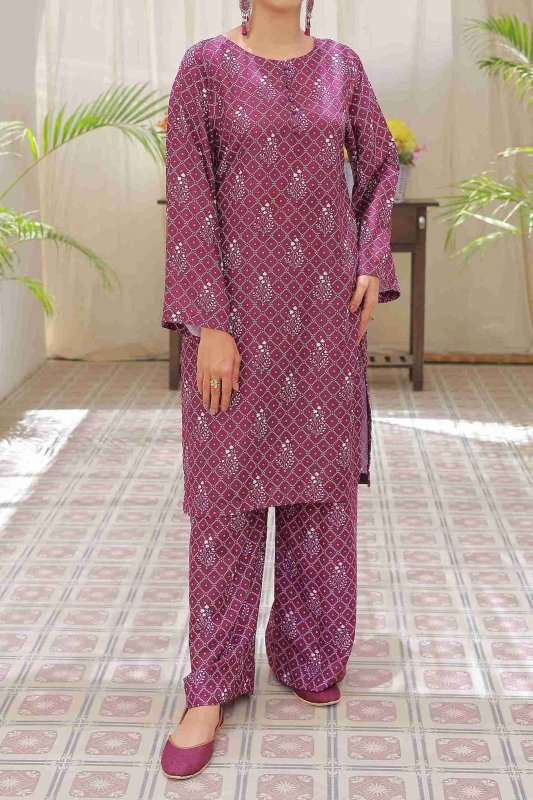 Coral Blossom UnStitched X KHUSSA (COMBO SET)