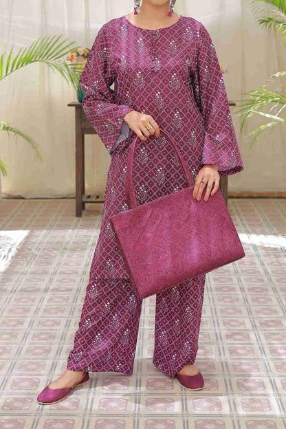 Coral Blossom UnStitched X KHUSSA (COMBO SET)