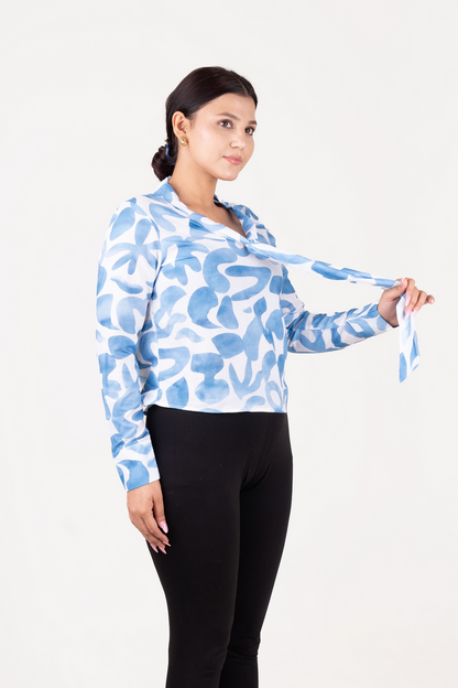 Cotton Printed Sleeveless Top