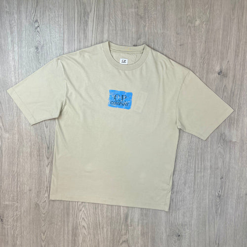 CP Company Logo T-Shirt - Silver Birch