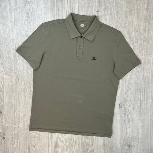 CP Company Piquet Polo Shirt - Fallen Rock