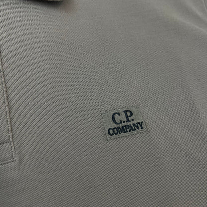 CP Company Piquet Polo Shirt - Fallen Rock
