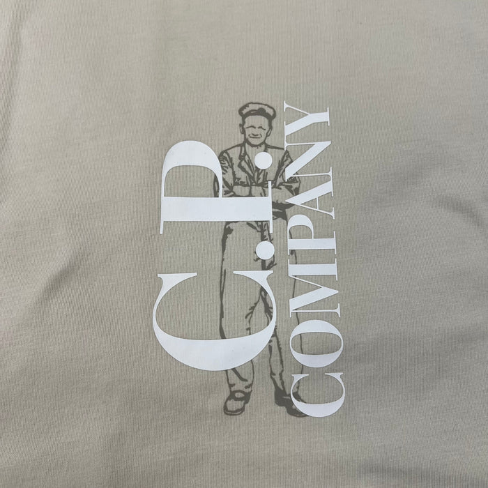 CP Company Sailor T-Shirt - Silver Birch