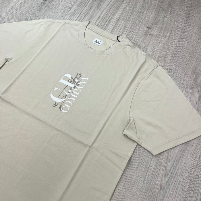 CP Company Sailor T-Shirt - Silver Birch