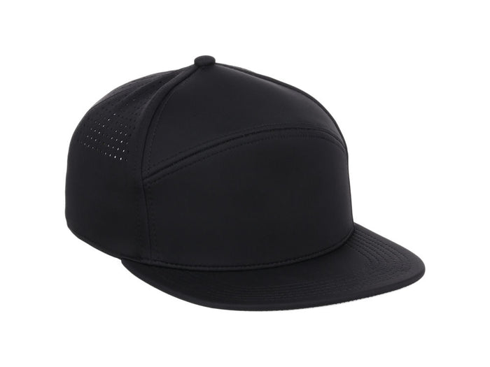 Crowns By Lids Driver 6-Panel Tech Cap - Black