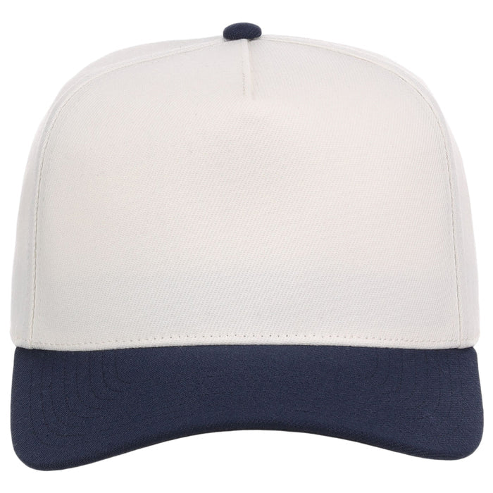 Crowns By Lids Hook Shot 2-Tone A-Frame Cap - Ivory/Navy