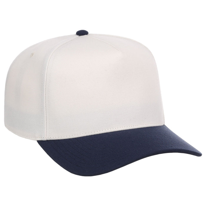 Crowns By Lids Hook Shot 2-Tone A-Frame Cap - Ivory/Navy