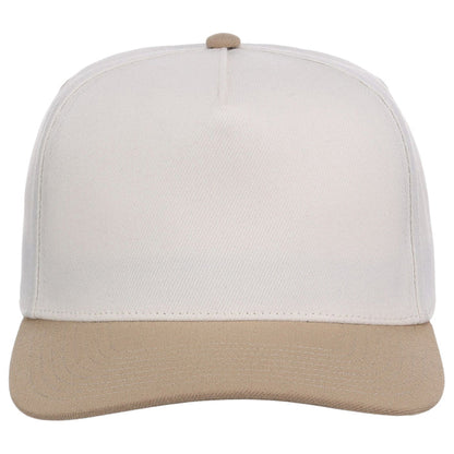 Crowns By Lids Hook Shot 2-Tone A-Frame Cap - Ivory/Tan