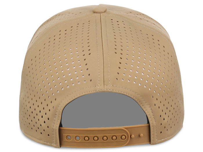 Crowns By Lids Tee Box 5-Panel Tech Cap - Khaki