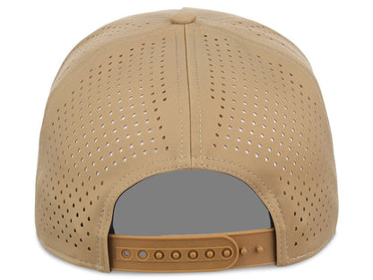 Crowns By Lids Tee Box 5-Panel Tech Cap - Khaki