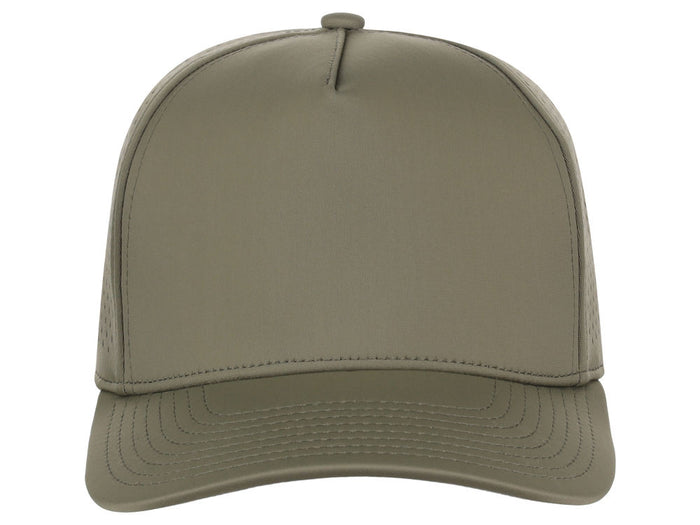 Crowns By Lids Tee Box 5-Panel Tech Cap - Olive