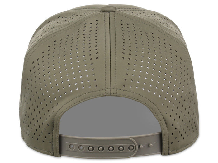 Crowns By Lids Tee Box 5-Panel Tech Cap - Olive