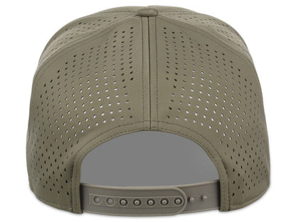Crowns By Lids Tee Box 5-Panel Tech Cap - Olive