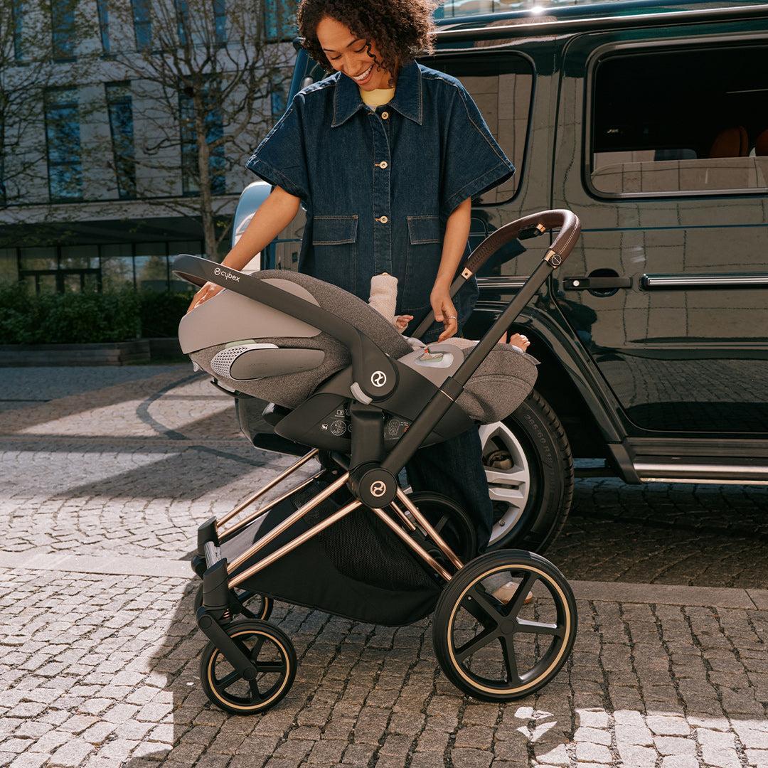CYBEX Cloud T i-Size Car Seat - Sepia Black