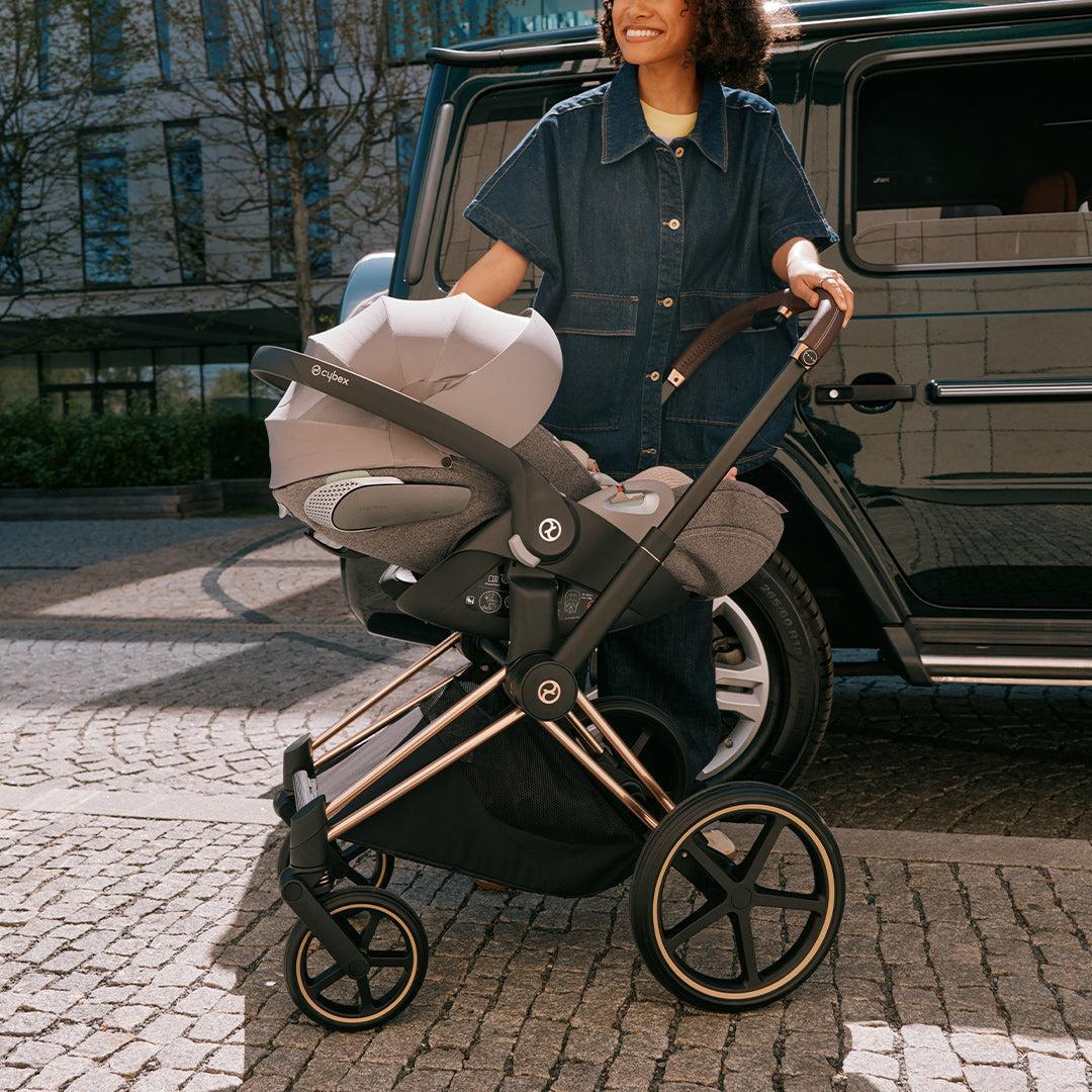 CYBEX Cloud T i-Size Plus Car Seat - Peach Pink