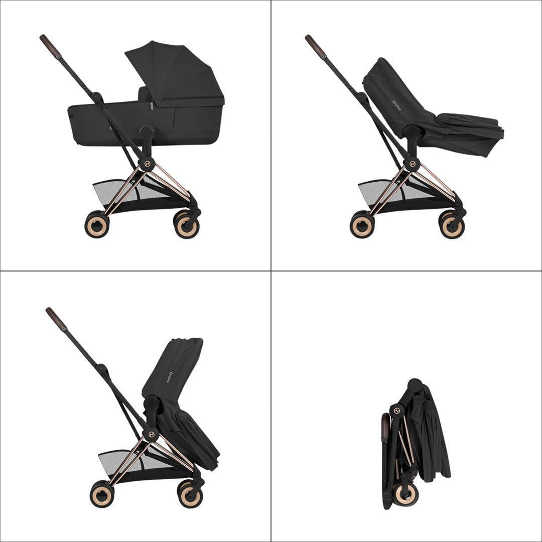 CYBEX Coya Comfort Compact Stroller - Cozy Beige/Black