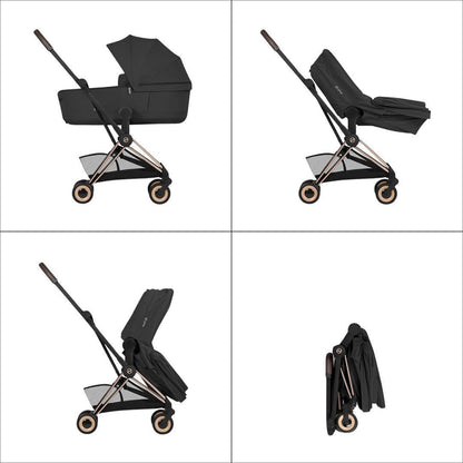 CYBEX Coya Comfort Compact Stroller - Cozy Beige/Black