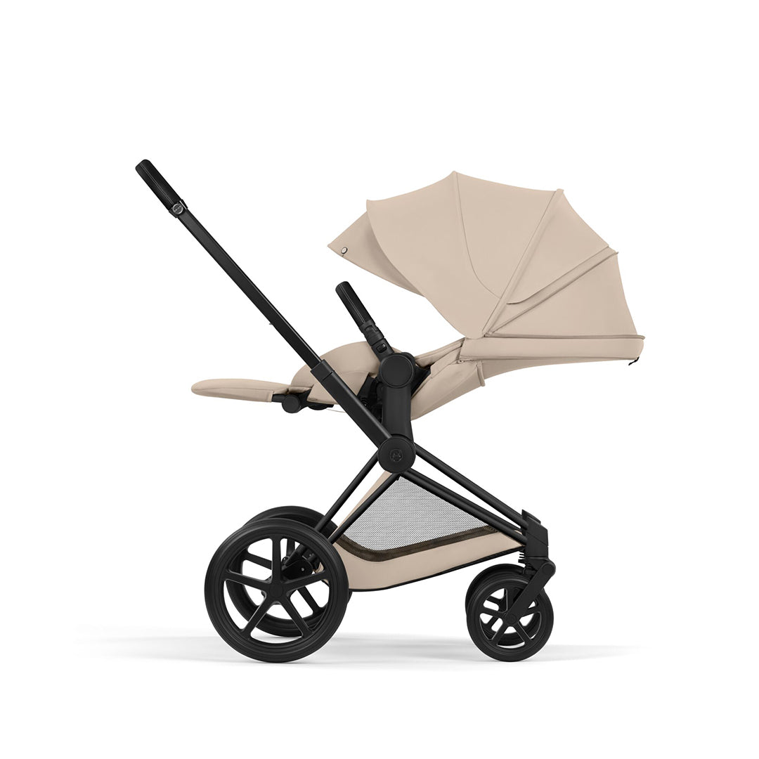 CYBEX PRIAM Pushchair & Fold Cot - Comfort - Cozy Beige/Black