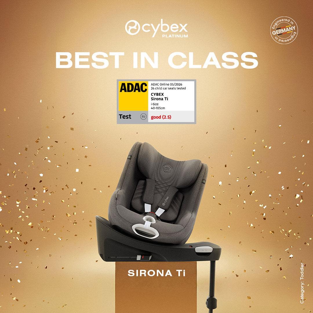 CYBEX Sirona Ti i-Size Plus Car Seat - Sepia Black