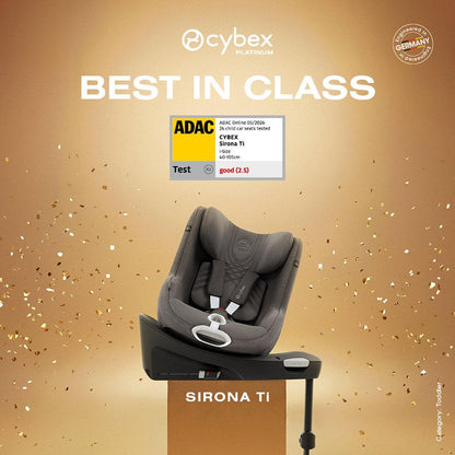 CYBEX Sirona Ti i-Size Plus Car Seat - Sepia Black