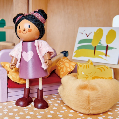 Ayana and her Cat