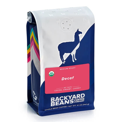 Image of Organic Decaf coffee retail bag