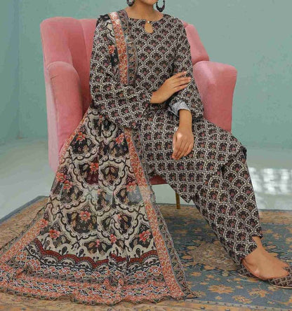 Dusky Bloom UnStitched X KHUSSA (COMBO SET)